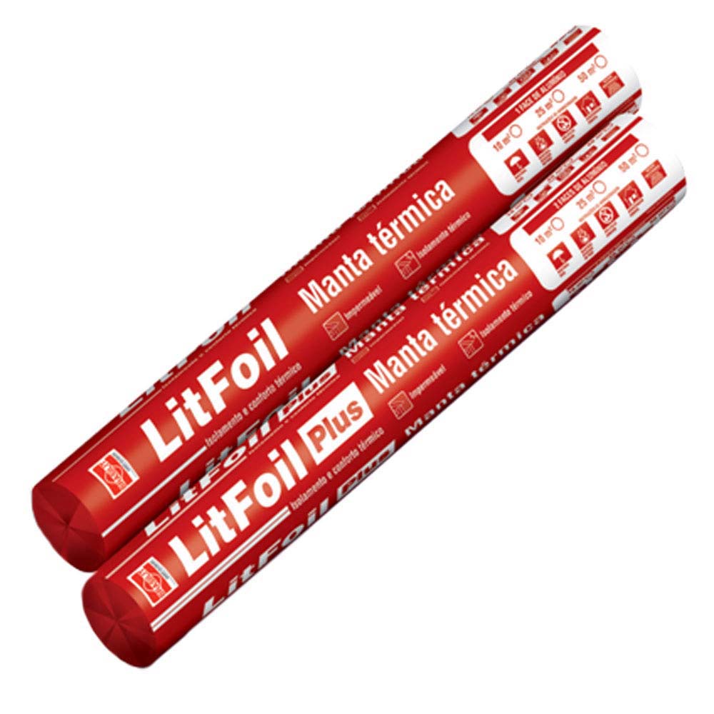 Manta térmica Litfoil Plus com 2 faces 10m² Brasilit