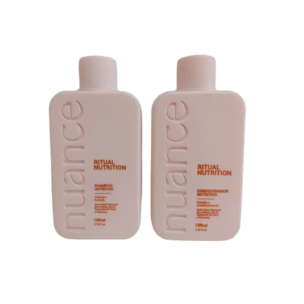 KIT SHAMPOO E CONDICIONADOR RITUAL NUTRITION NUANCE