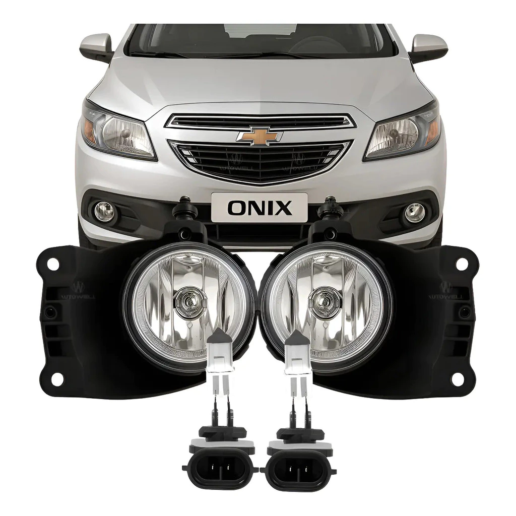 Par Farol Milha Lâmpadas Onix Prisma Cobalt Spin 2012 À 2018