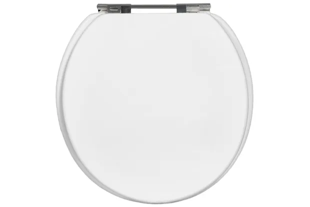 ASSENTO MDF LAQ CONVENCIONAL BRANCO CROMADO SICMOL