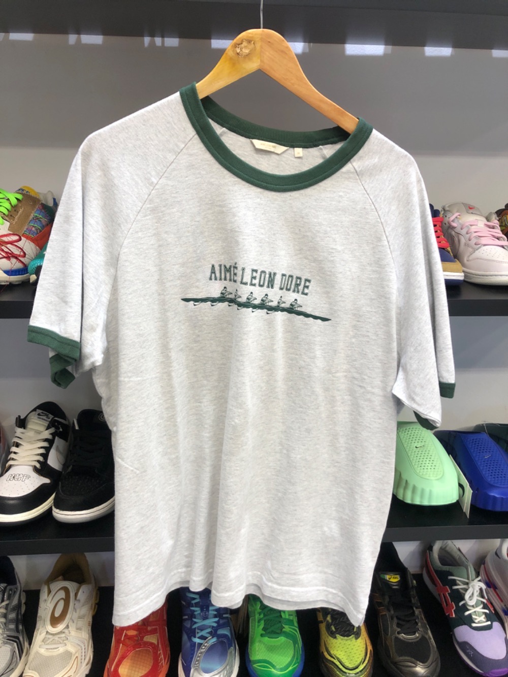 Camiseta Aimé Leon Dore Rowing Silver Mix — XG, Novo