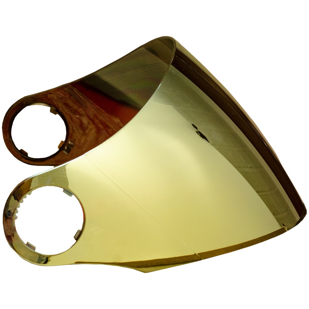 Viseira De Capacete Aberto Blade Dourado Moto