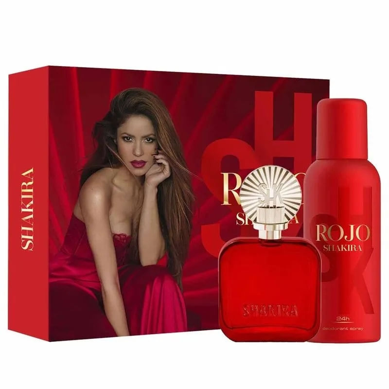 Kit Rojo by Shakira Feminino Eau de Parfum 80Ml + Deo 150Ml