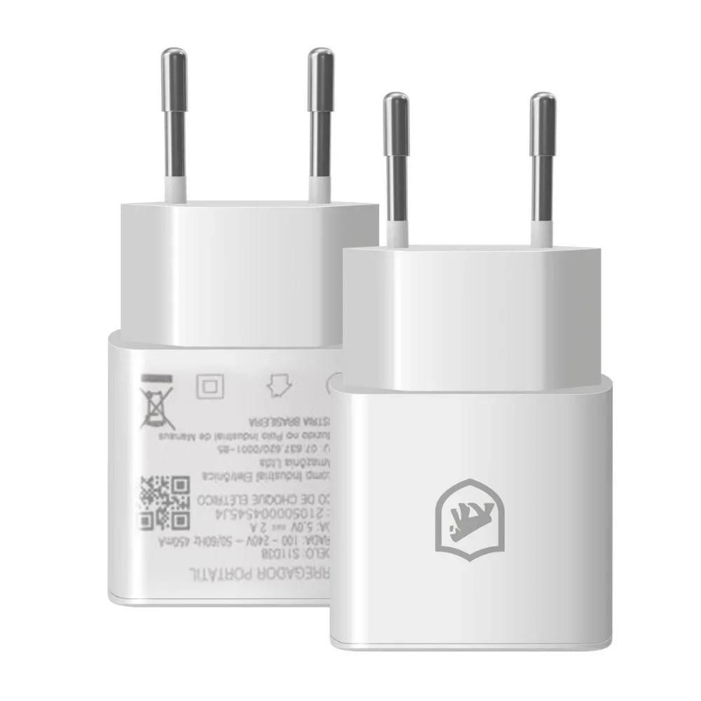 Foto 4 de Kit Carregador 10W + Cabo Micro Usb V8 - Nano Mob - Gshield