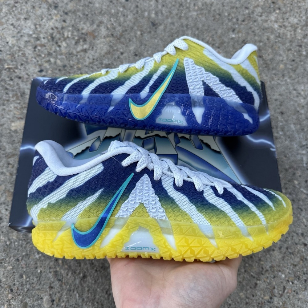 Nike Ja 3 Murray State Yellow Blue — 38 / 39 / 39.5 / 40 / 40.5 / 41 / 42 / 42.5 / 43 / 44, Novo