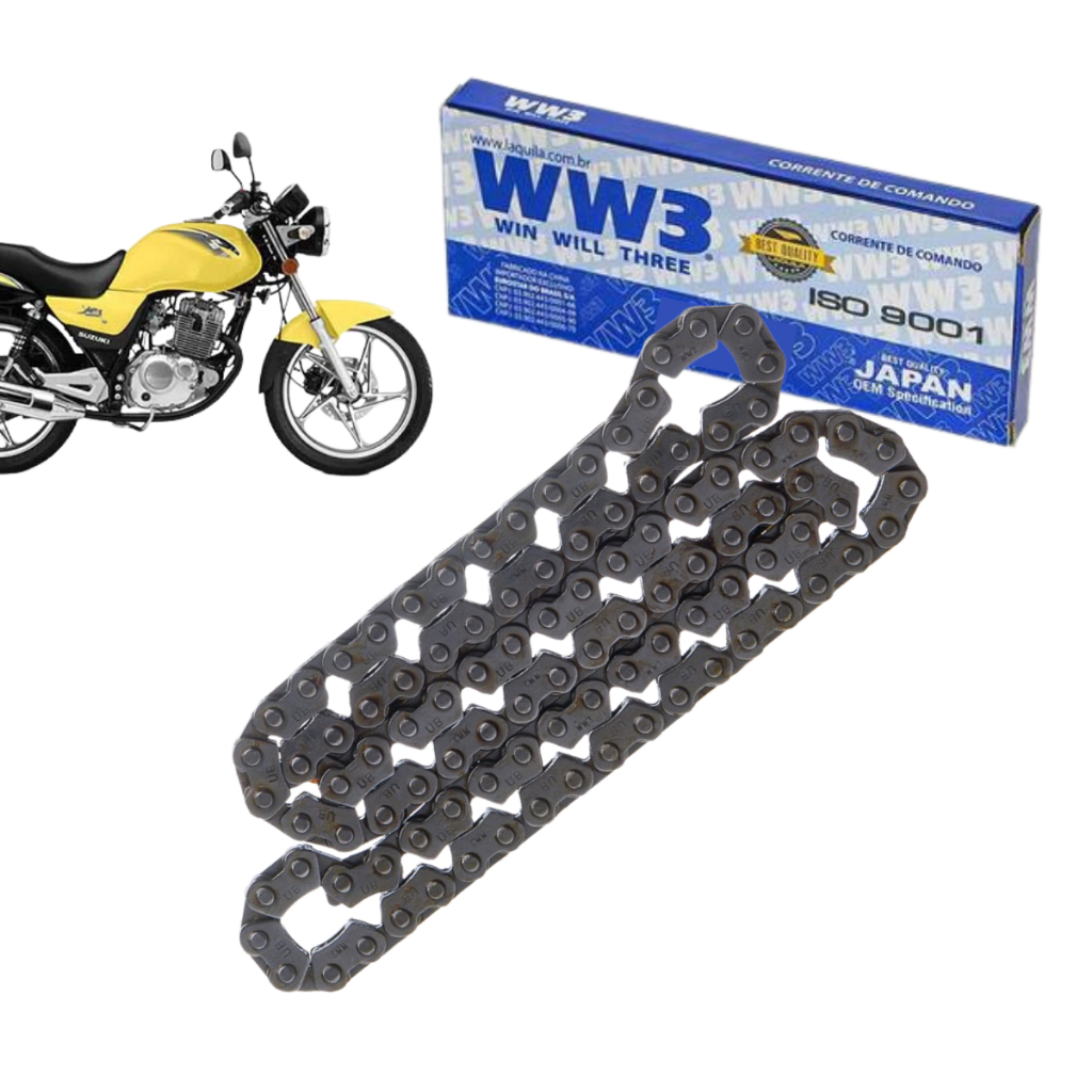 Corrente Comando Motor Suzuki Yes 125 Original Ww3 (100 Elos)