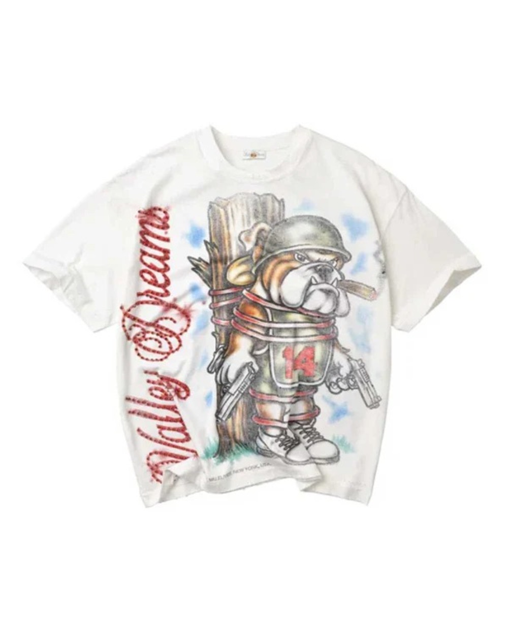 Camiseta Vale Lives Forever Dog Of War Bling White — G, Novo