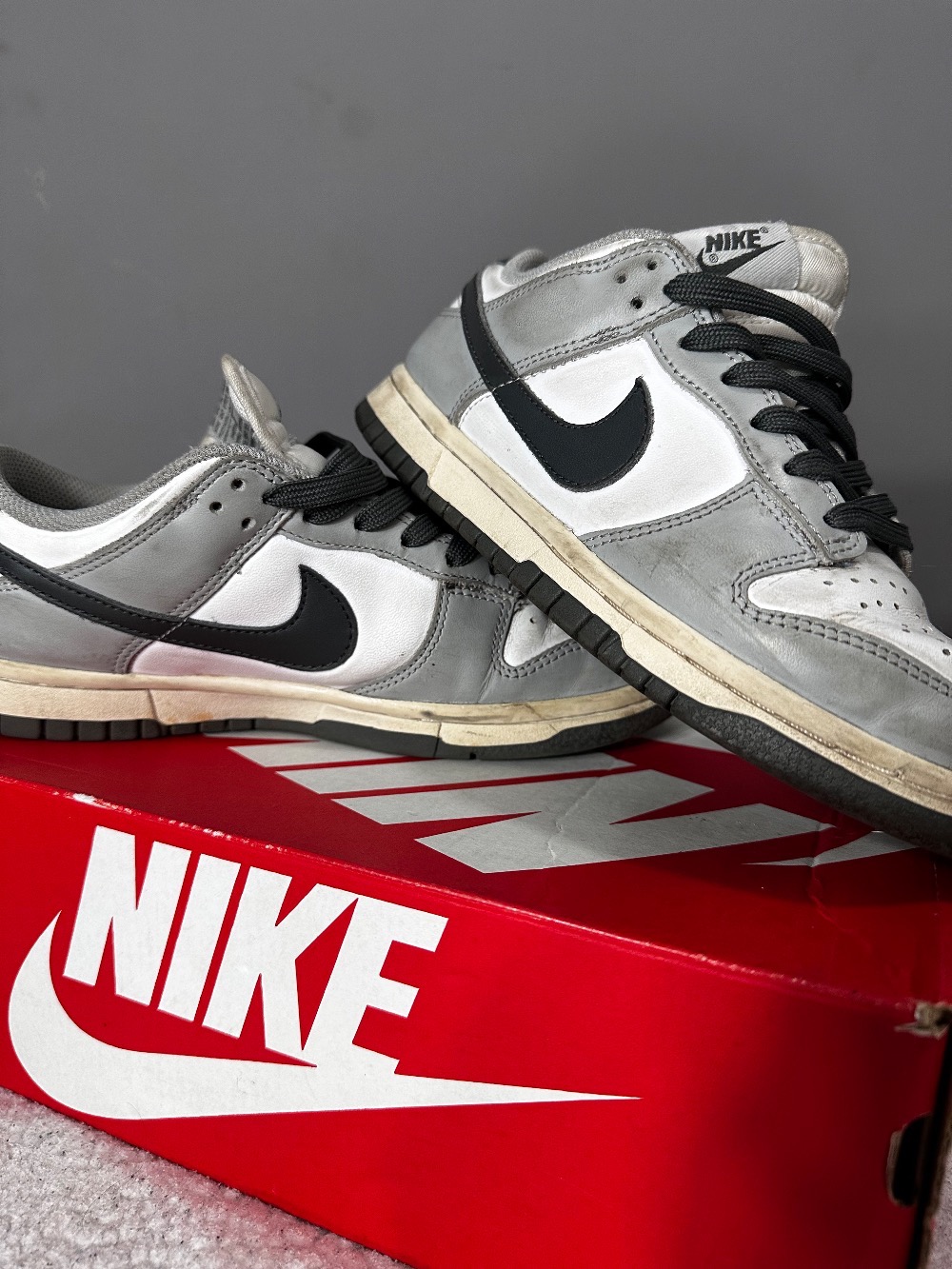Nike Dunk Low GS Light Carbon — 35, Usado