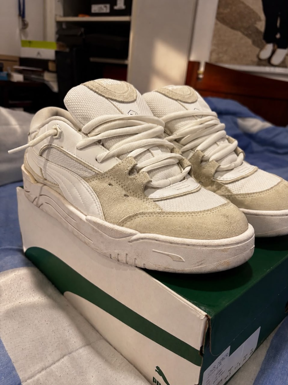 Puma-180 White Grey — 43, Usado