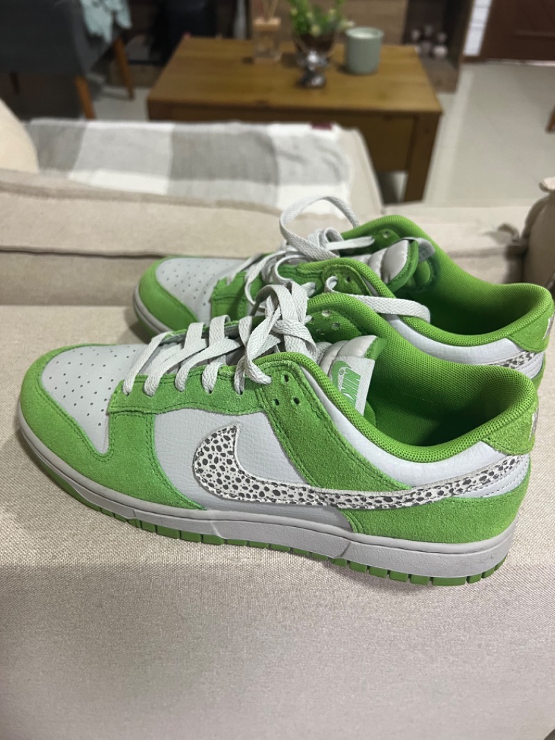 Foto 4 de Nike Dunk Low Safari Swoosh Chlorophyll — 40.5, Usado