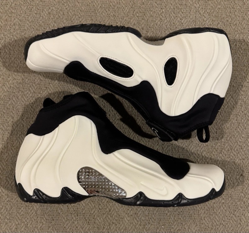 Foto 3 de Nike Air Flightposite Sail Black — 40, Novo