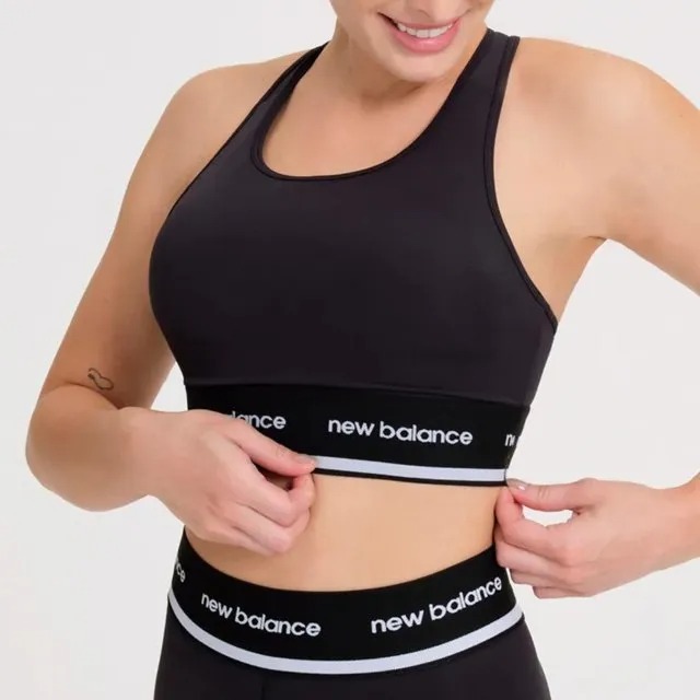 Top New Balance Sport Essentials Active Black — P / G, Novo