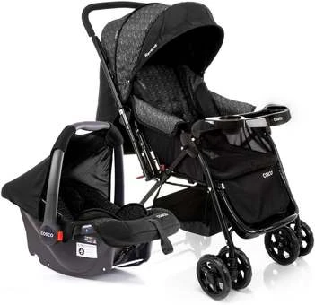 Travel System Cosco Kids, Reverse Duo, 0 a 15kg, Bege Onda