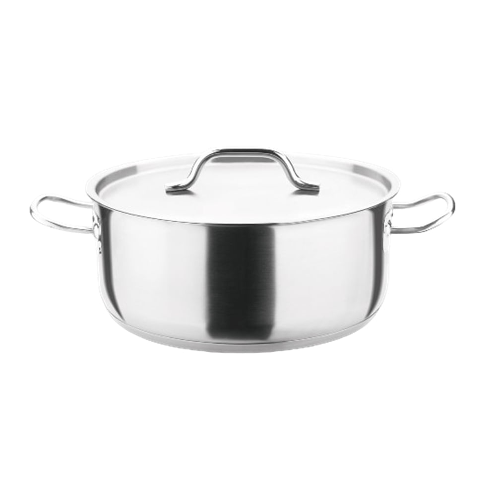Caçarola Performance Em Inox Com Tampa 28X11cm 6,5 Litros - Hercules