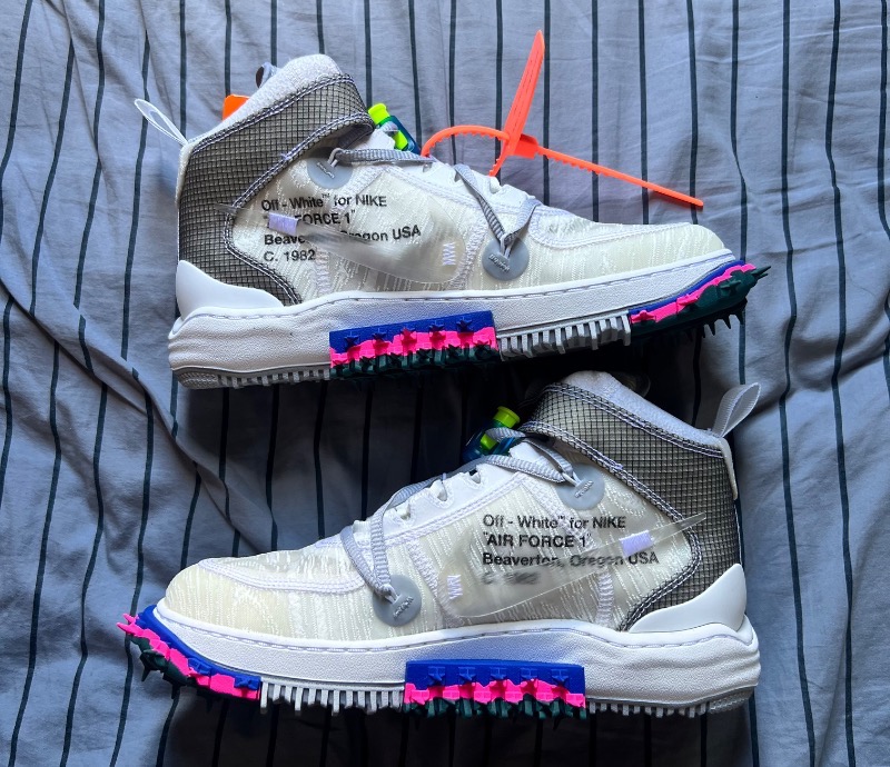 Foto 3 de Off-White x Nike Air Force 1 Mid White — 39, Novo