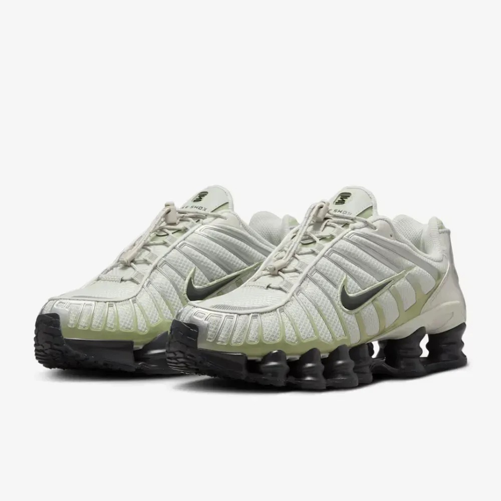 Nike Shox TL Olive Aura Feminino — 42 / 42.5, Novo
