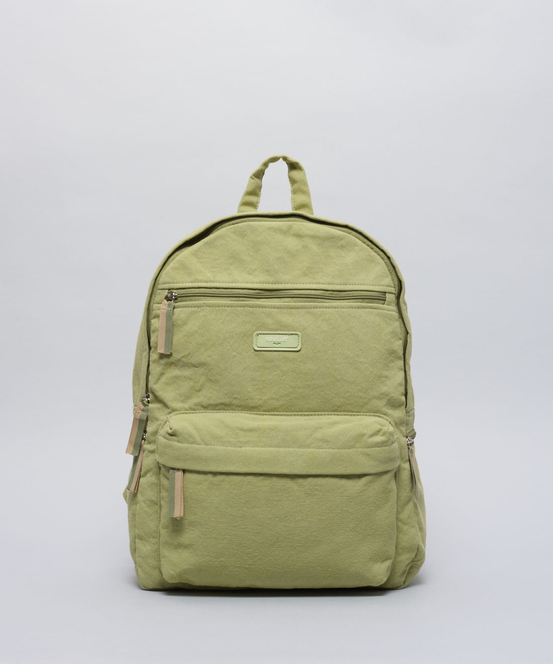 Mochila Lona Basica - Capim Limao