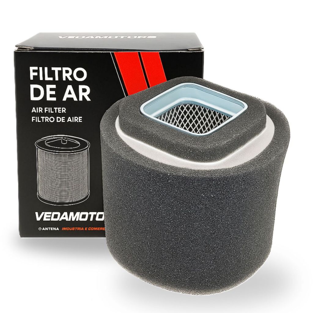 Filtro de Ar Factor 125 2009-2016 / Ybr 125 2000 A 2008 Vedamotors