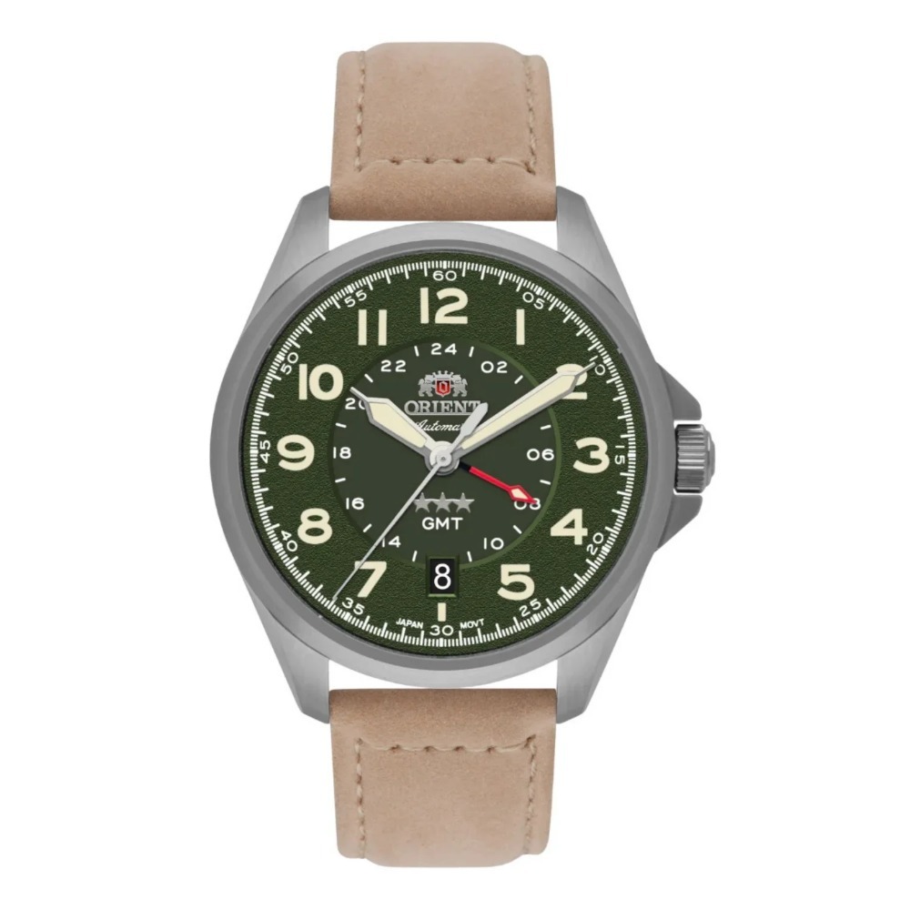 Relógio Orient Solartech Elite Land Green 40 mm — Único, Novo