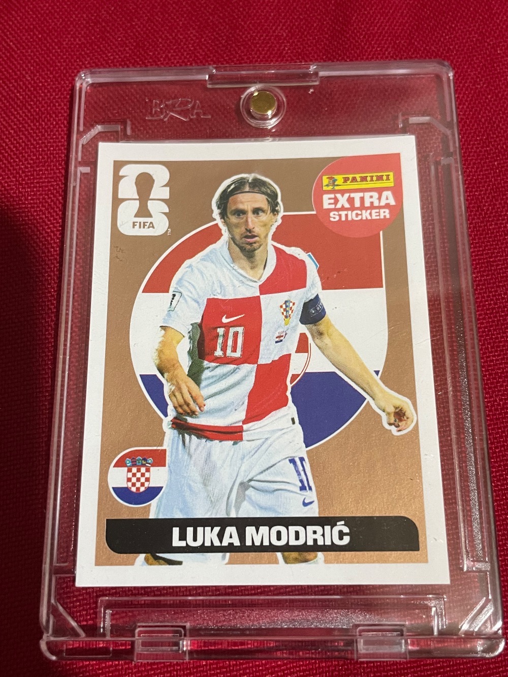 Figurinha Panini Luka Modrić Legend Bronze Extra FIFA World Cup 2026 — Near Mint, Novo