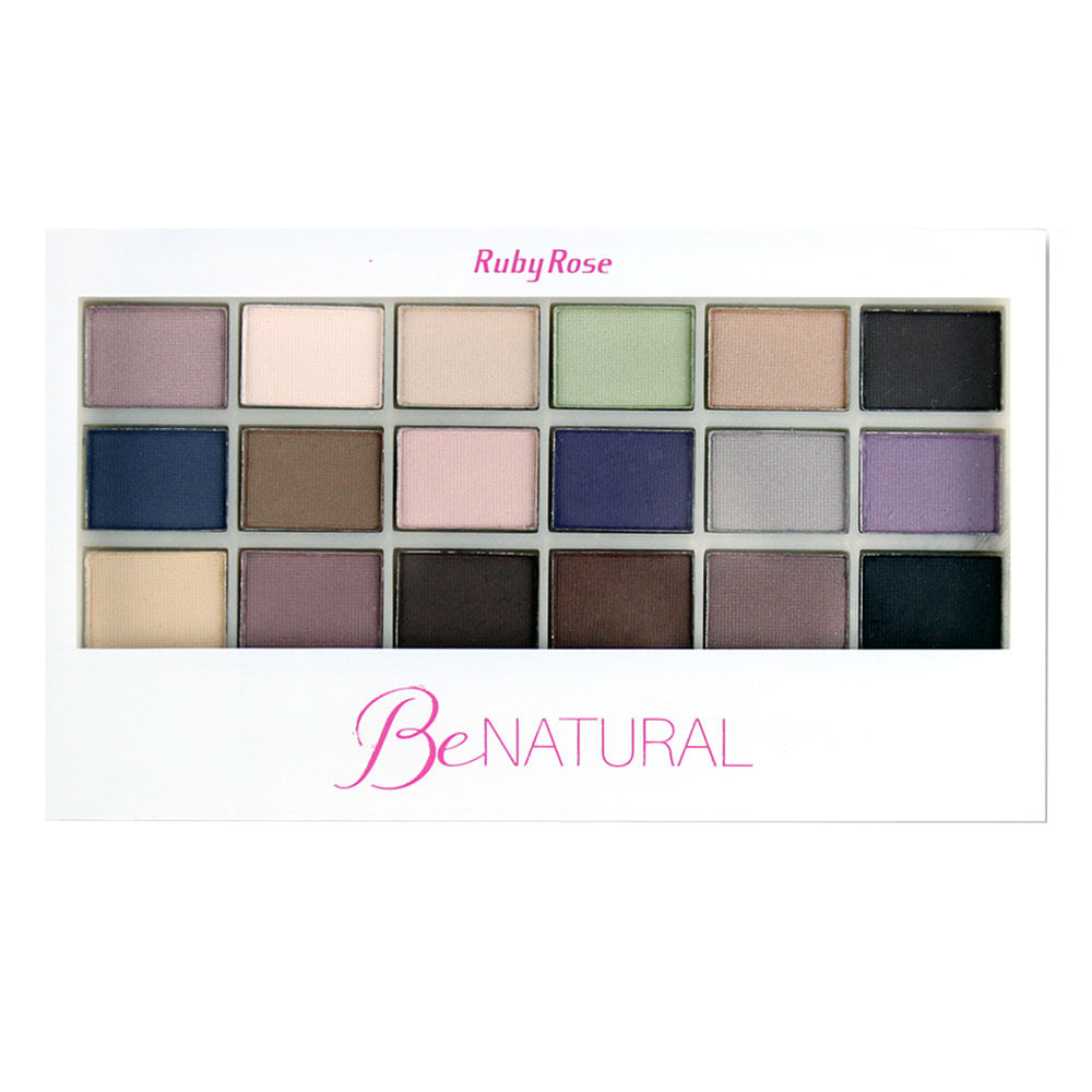 Paleta de Sombra Ruby Rose - Be Natural — 1 Un