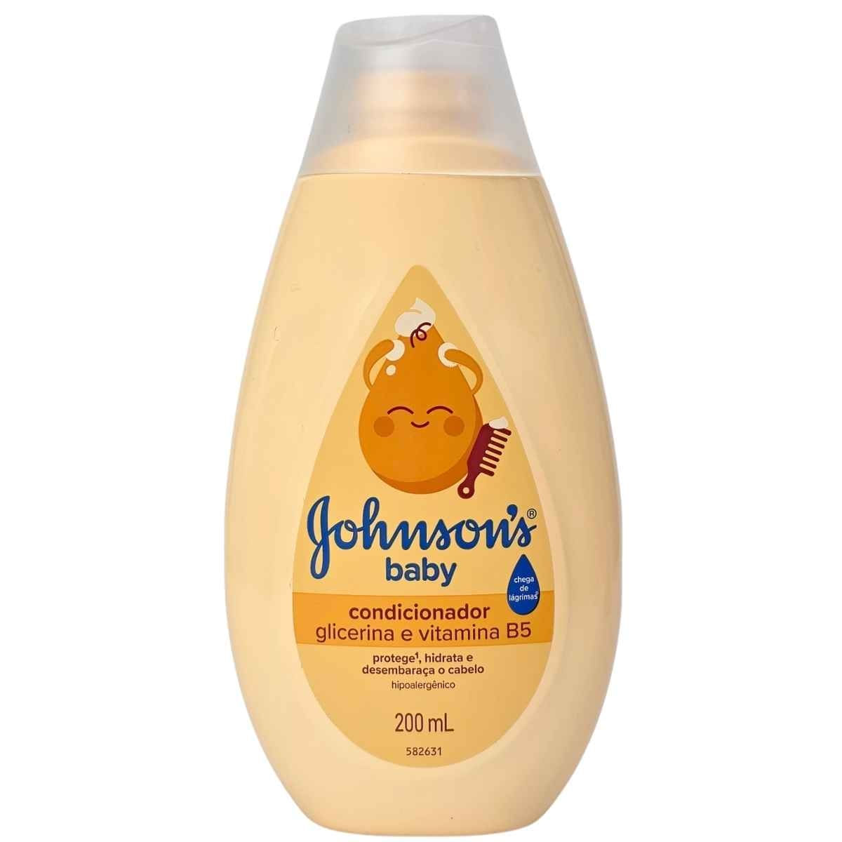 Condicionador de Glicerina Hipoalergênico Johnson's 200ml