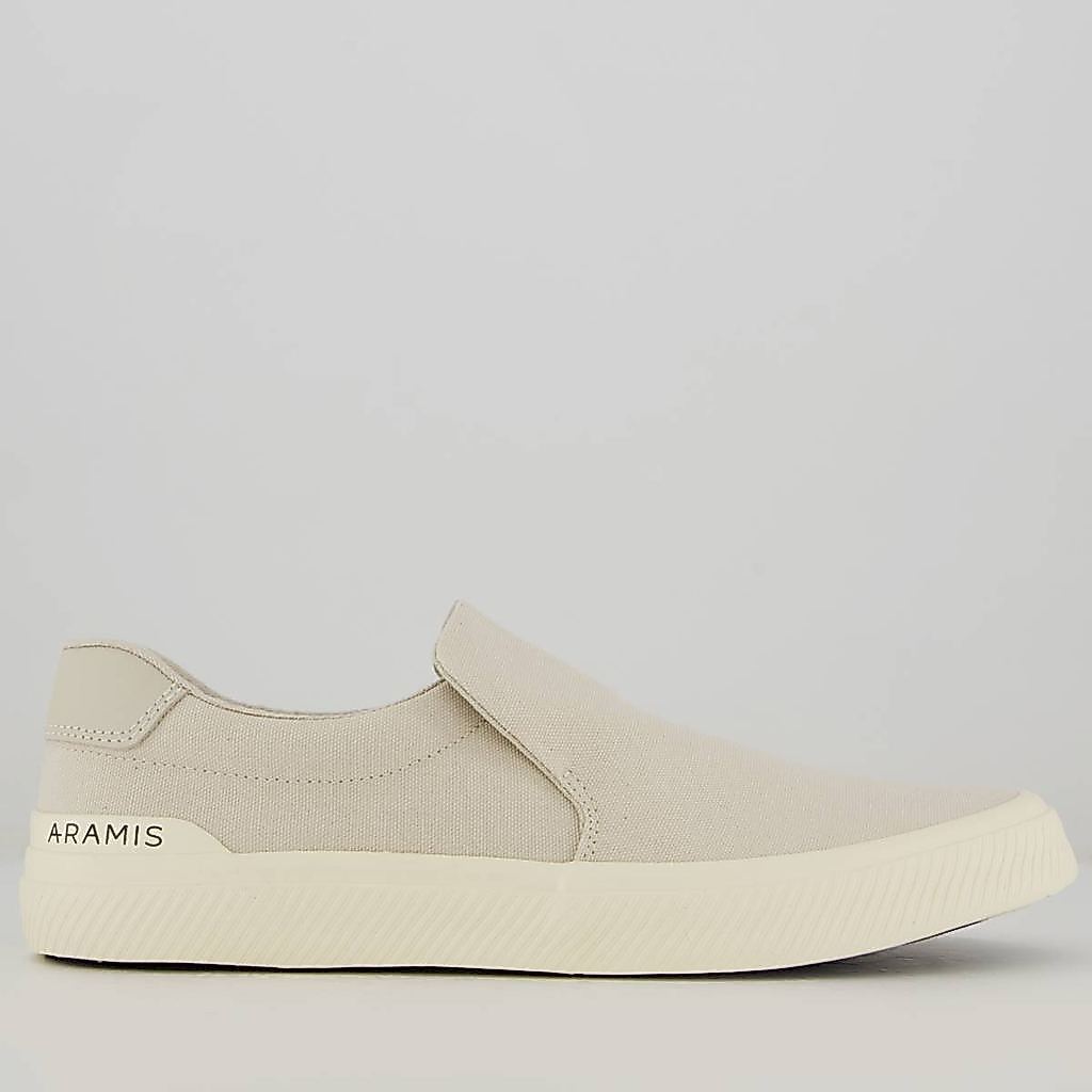 Tênis Aramis Daily Slip Canvas Bege
