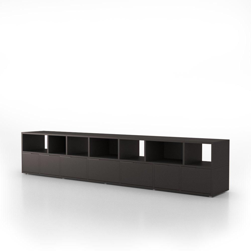 Foto 2 de Rack Movêu Brooklin Preto