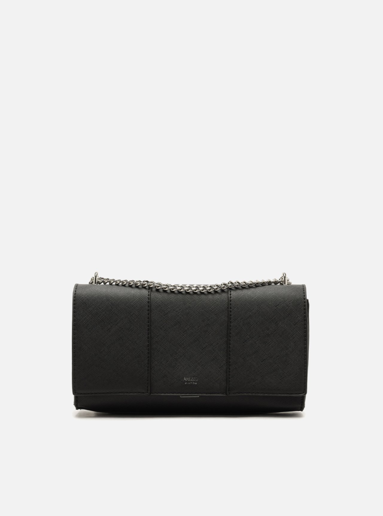 Bolsa Tiracolo Preta Pequena Recortes