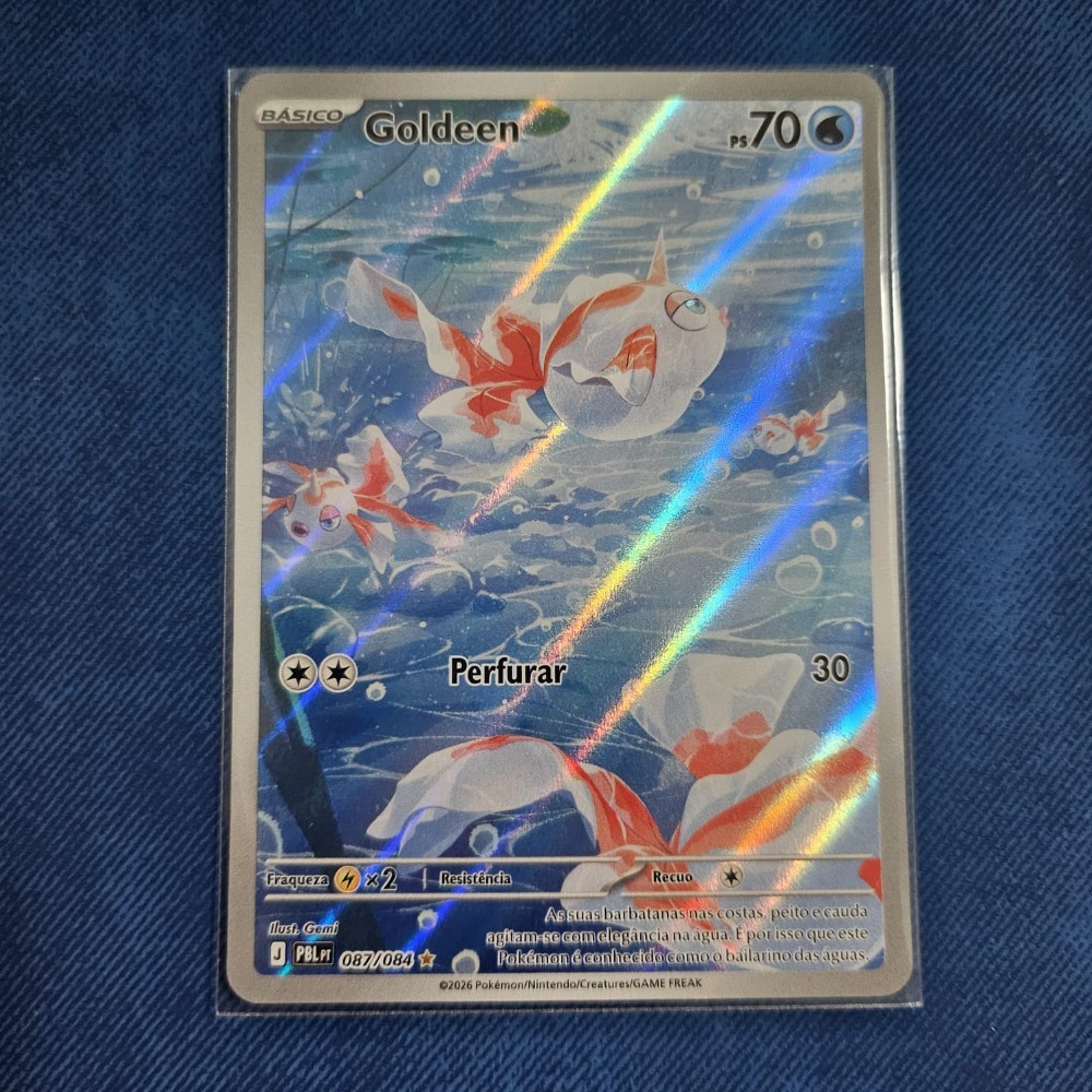 Goldeen (87/84) Escuridão Absoluta Pokémon TCG — Near Mint, Novo