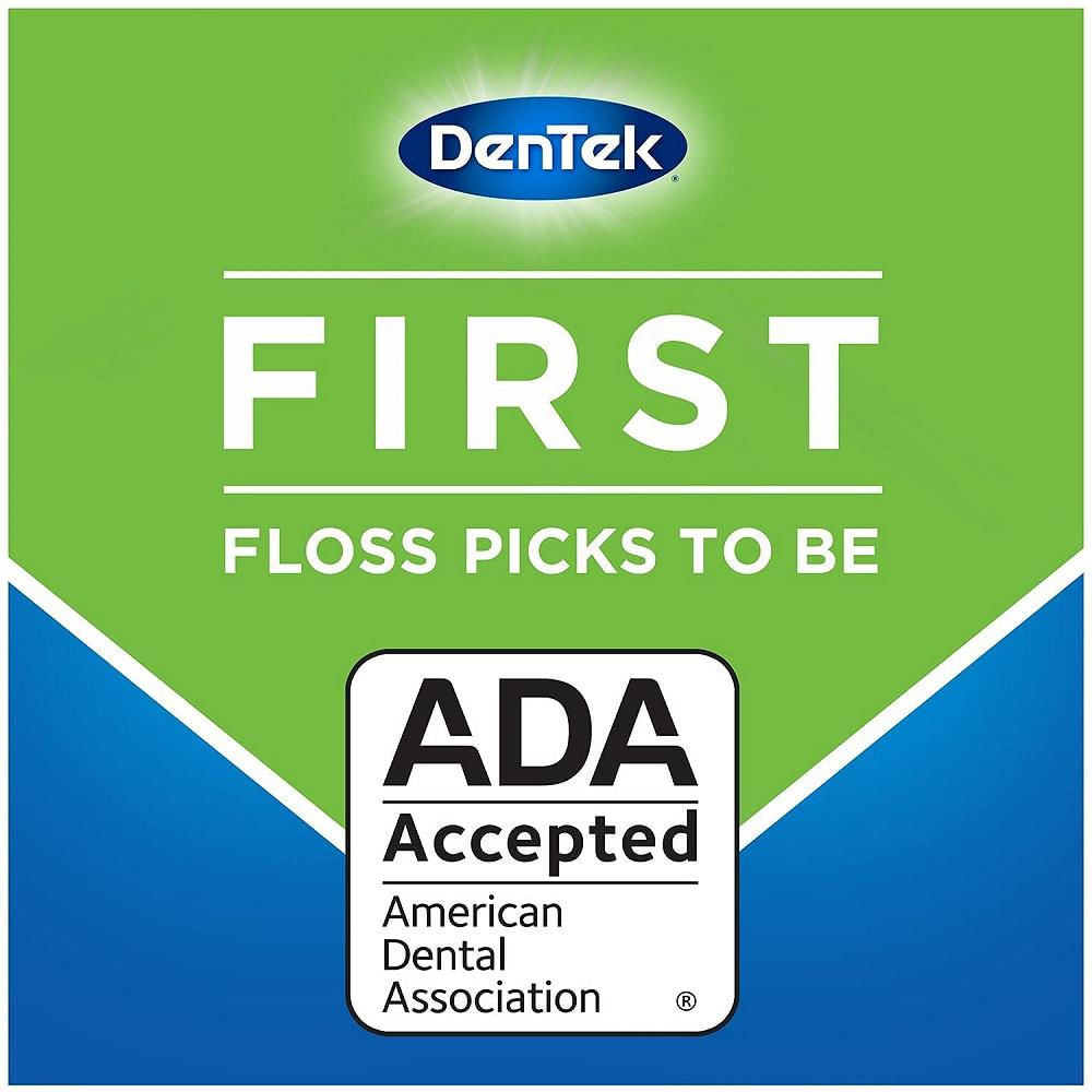 Foto 4 de Fio Dental Dentek Floss Picks Triple Clean Advanced 90un