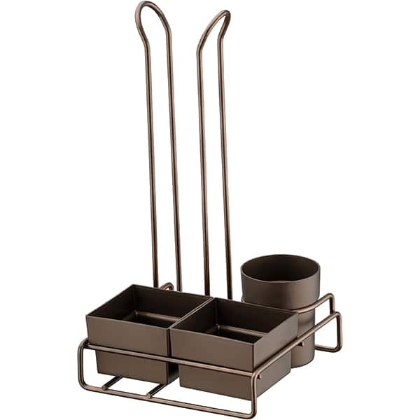 Dispenser para copos 80ml com 3 divisórias, Bronze, 1151CF, Future - PT 1 UN