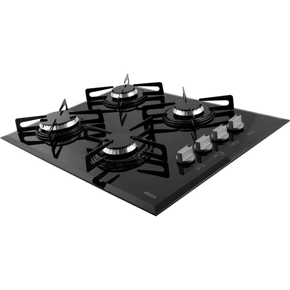 Cooktop Philco 4 Bocas Cook Chef 4 Preto - Bivolt Bivolt