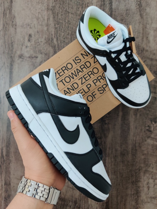 Nike Dunk Low Next Nature Black White — 39, Novo