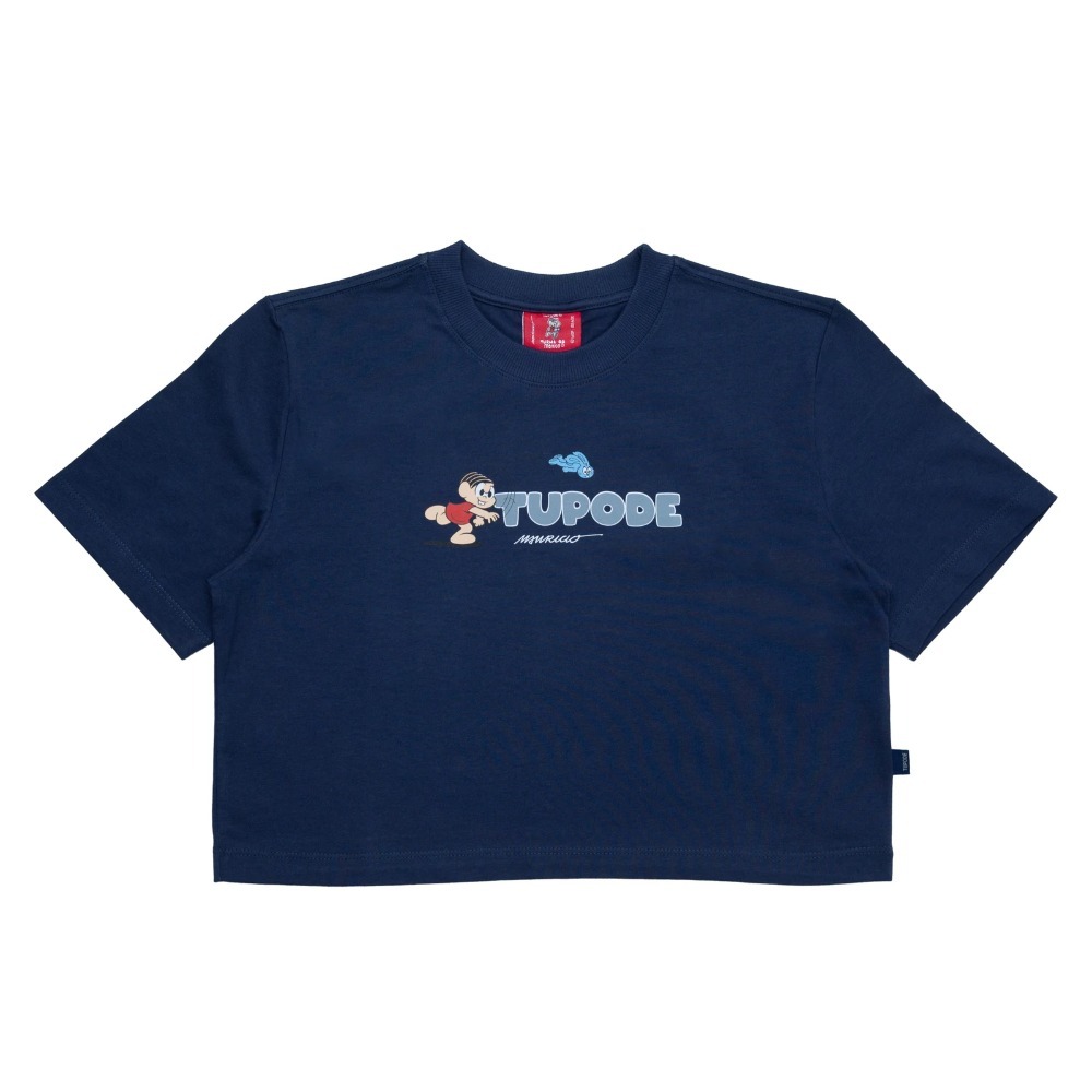 Turma da Mônica x Tupode Camiseta Sansao Voa Feminina Azul — M / G / XG, Novo