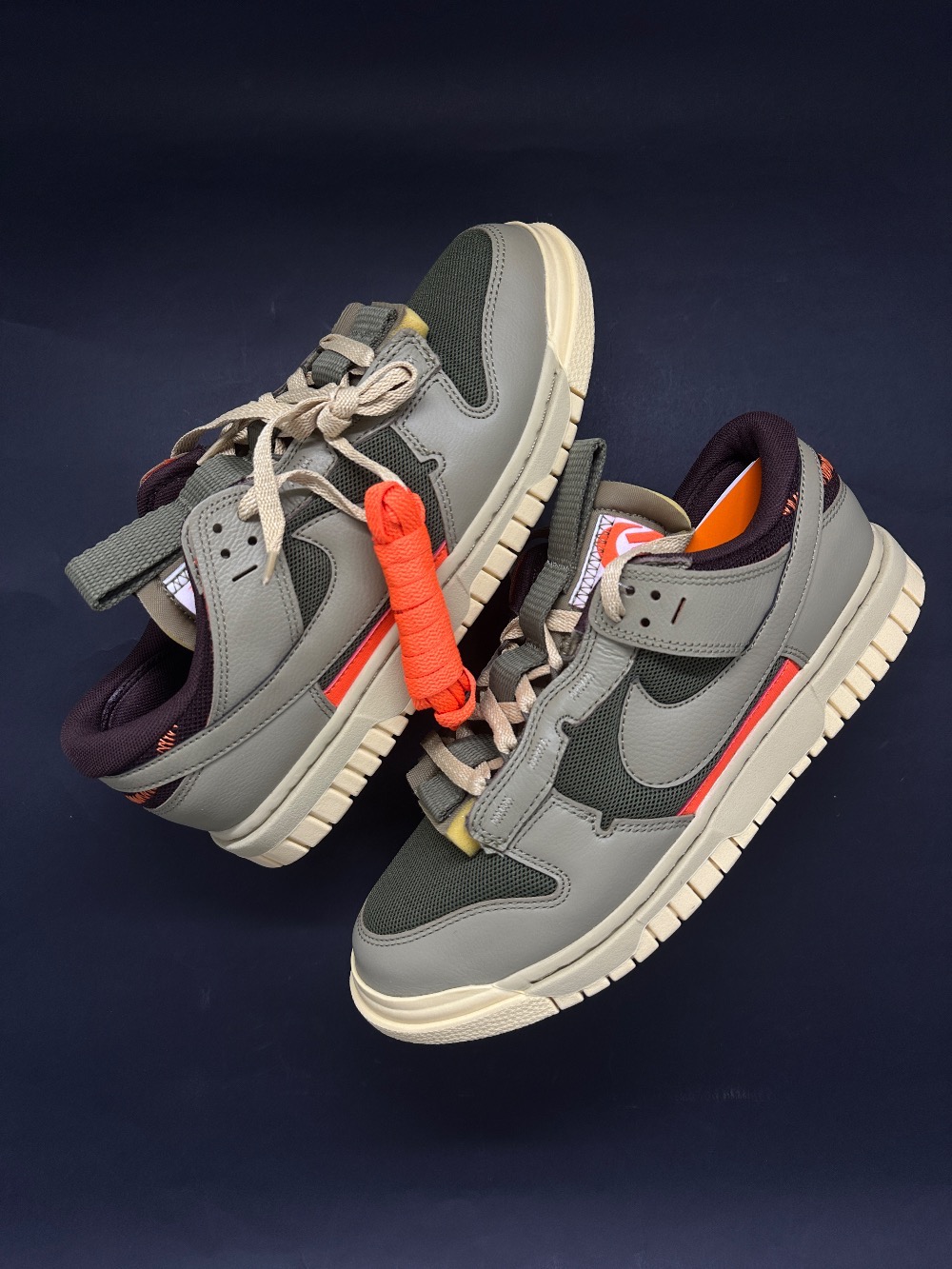 Nike Air Dunk Jumbo Medium Olive — 45, Novo