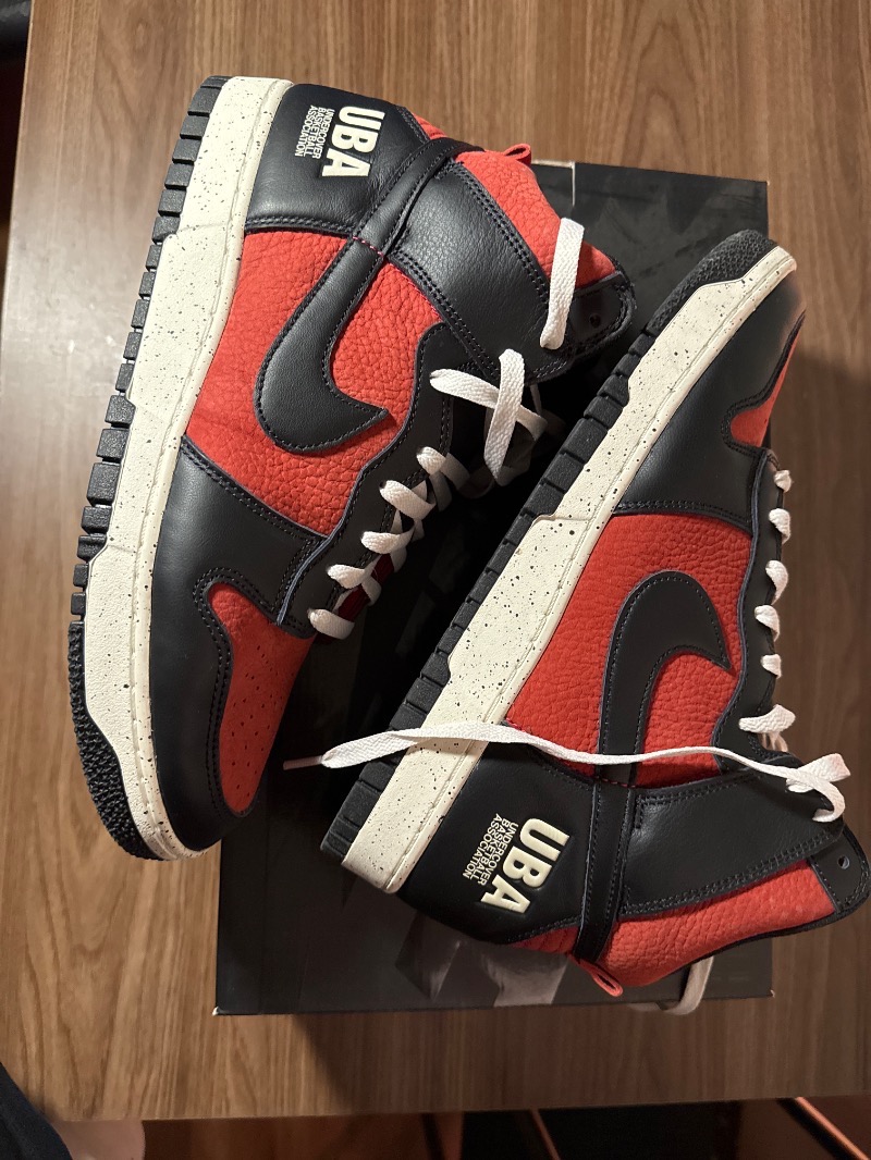 Foto 2 de Undercover x Nike Dunk High 1985 Gym Red — 42.5, Usado