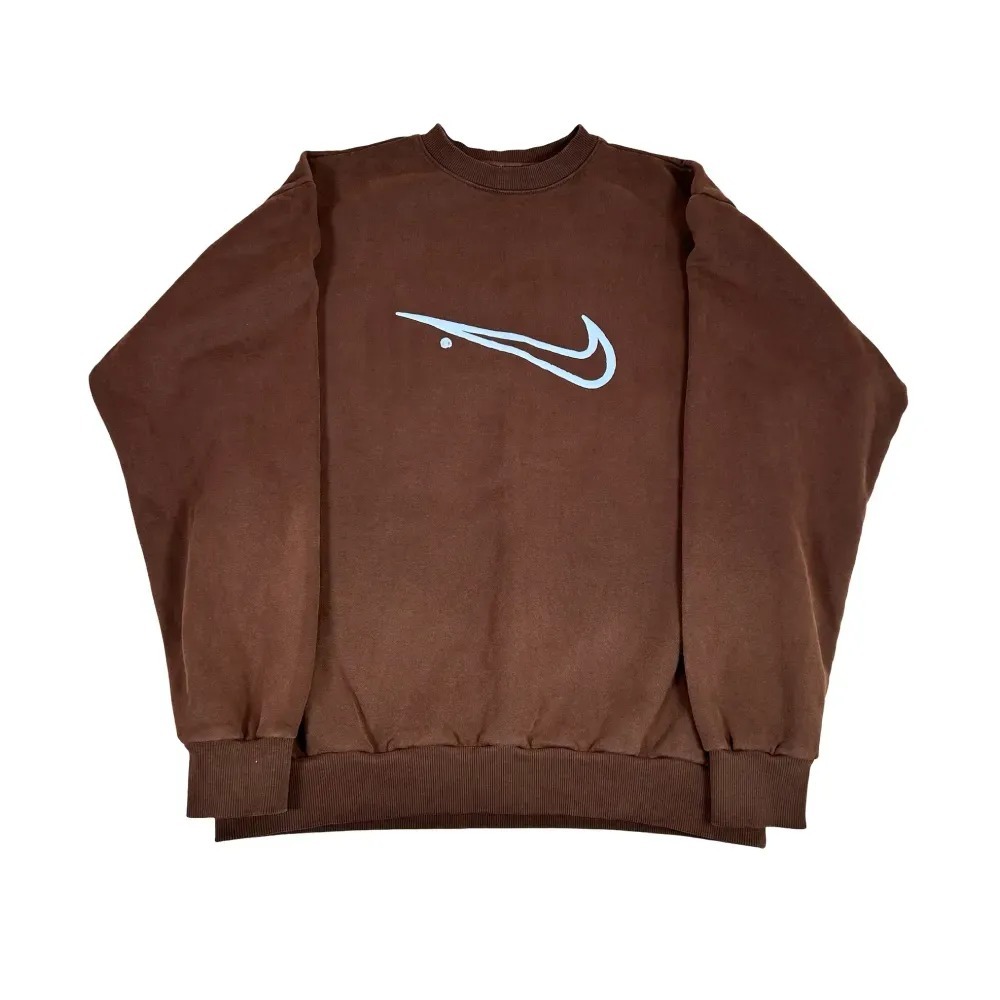 Cactus Jack x Nike Moletom Crewneck Court Brown — XG, Novo