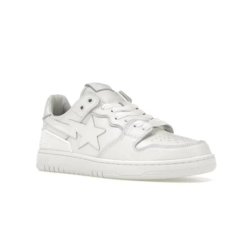 A Bathing Ape Bape SK8 Sta Triple White — 39.5 / 40 / 40.5, Novo