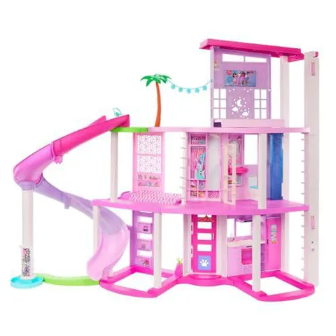Conjunto Barbie Dreamland Casa com Escorregador