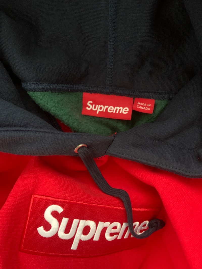 Foto 4 de Moletom Supreme Box Logo Hooded Multicolor — G, Novo