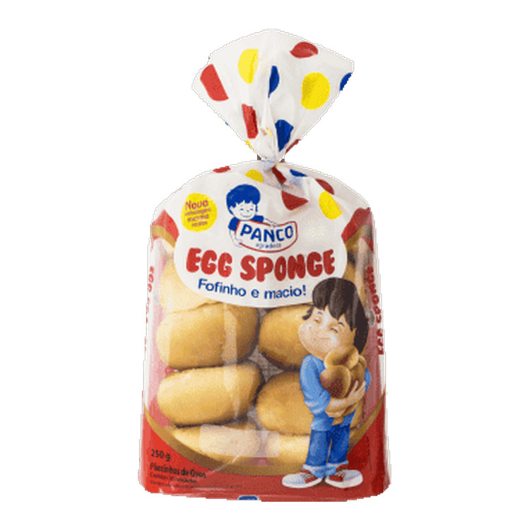 Panco Pãezinhos Egg Sponge Pacote 10 Unidades 250g