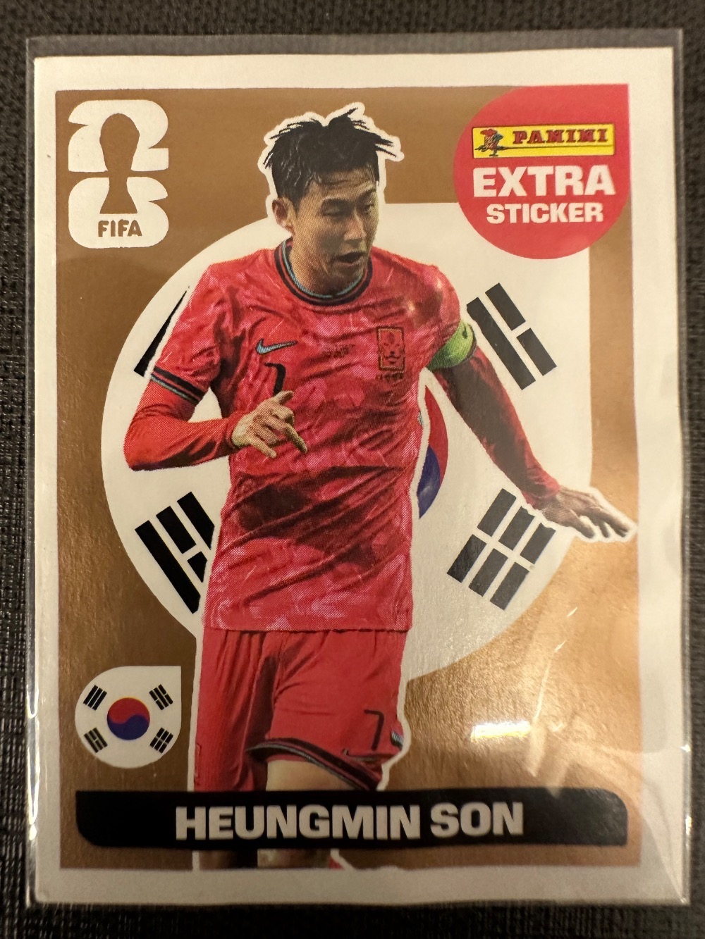 Figurinha Panini Son Heung-Min Legend Bronze FIFA World Cup 2026 — Único, Novo