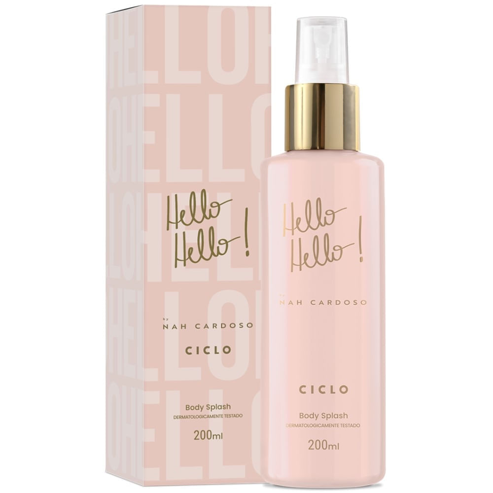 Body Splash Hello Hello! Nah Cardoso Ciclo 200ml