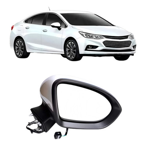 Foto 2 de Retrovisor Elétrico Chevrolet Cruze 2017 A 2024 3 Fios