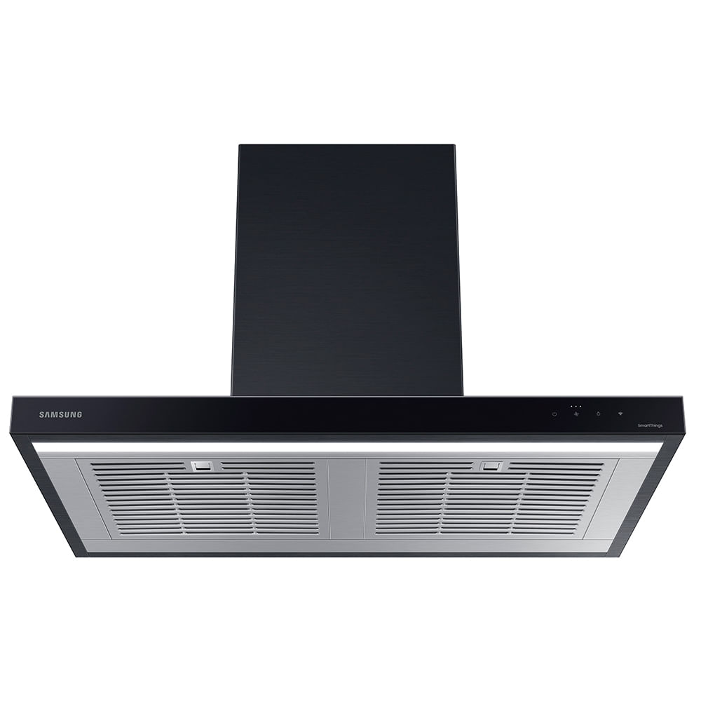 Foto 2 de Coifa de Parede Samsung 90cm com Wi-Fi e Power Ventilation Preta - NK36CB600W