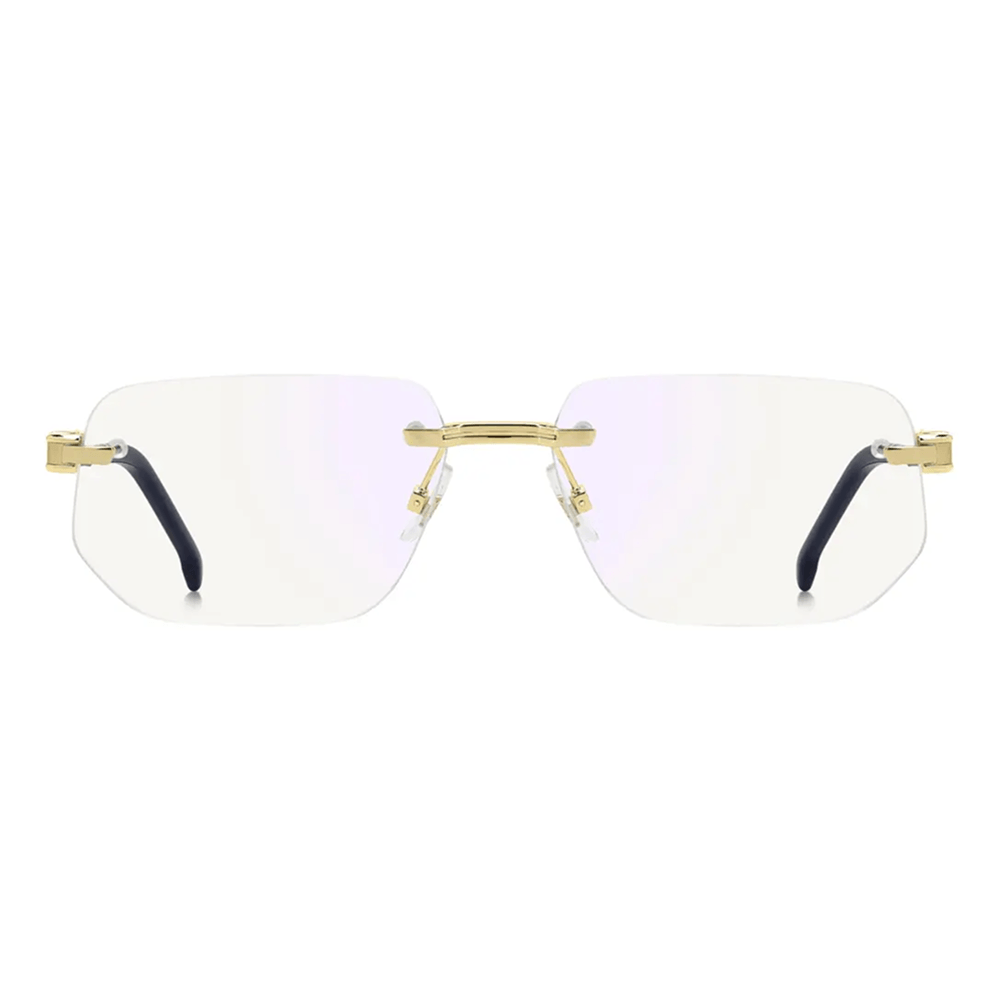 Armação de Óculos de Grau Carrera 1142 Unissex Quadrado Metal Dourado
