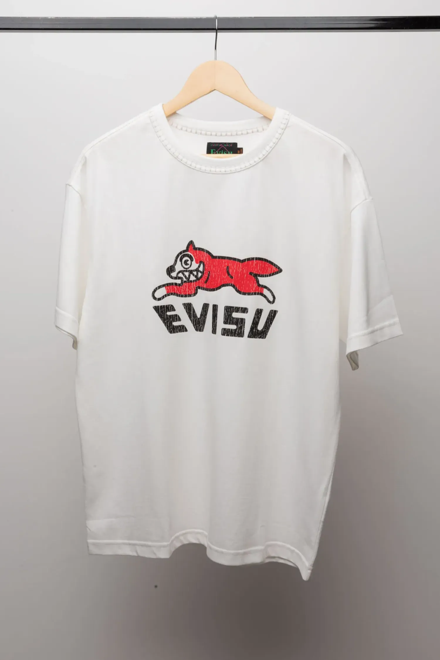 Icecream x Evisu Camiseta Logo Printed White — M / G, Novo