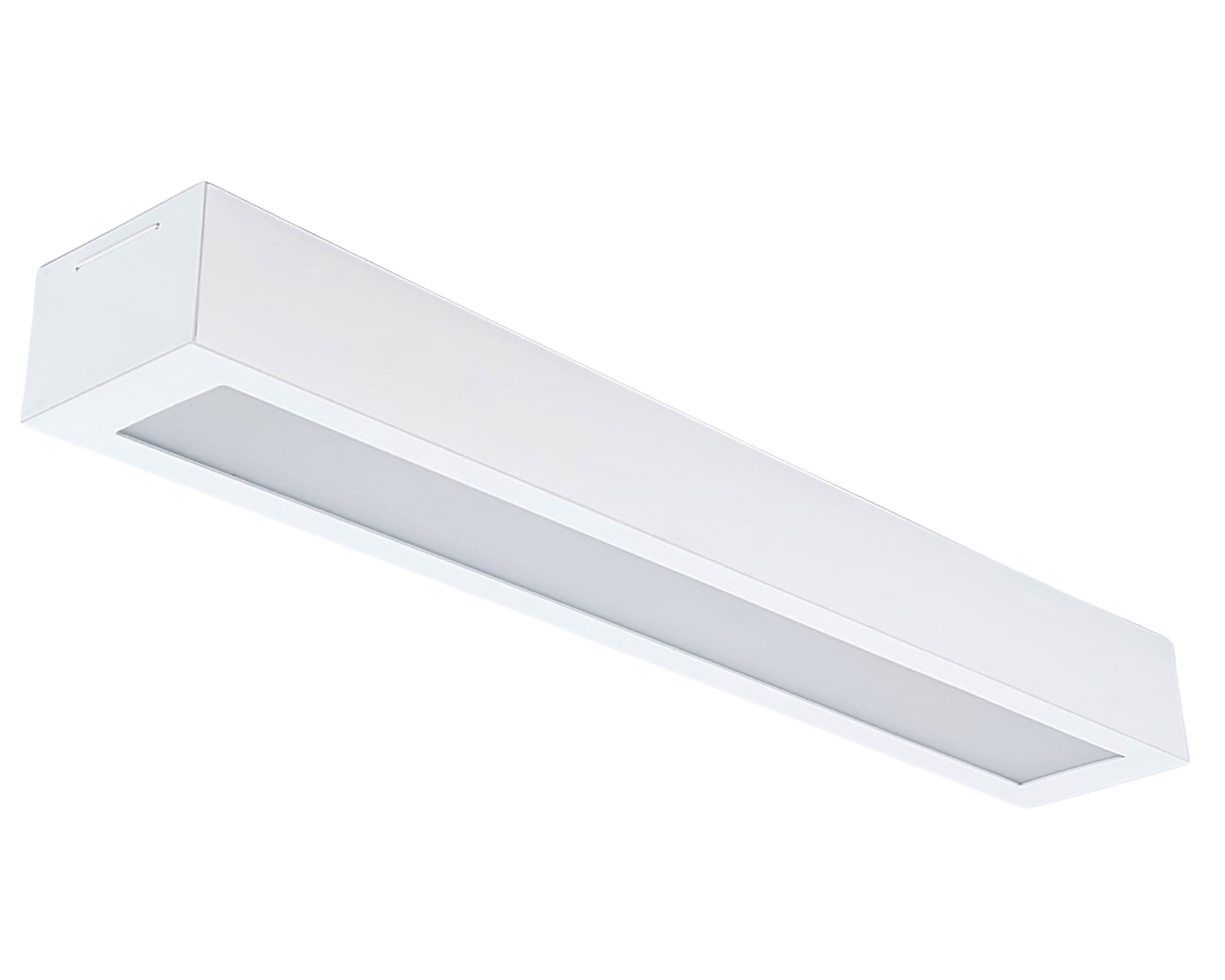 Luminária Sobre Led 18w 65x10 Retangular 6500k Bivolt Branco Londres Tualux