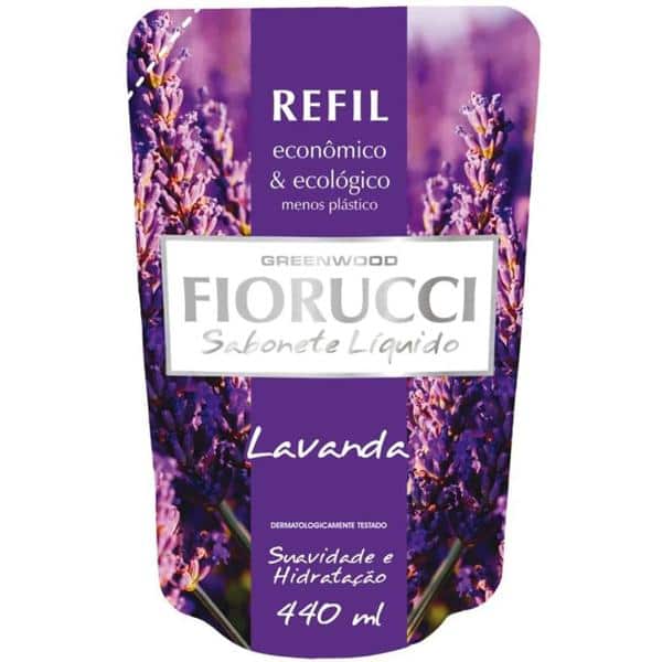 Sabonete líquido refil lavanda 440ml 8116 Fiorucci PT 1 UN